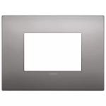 Placca Classic 3M nichel nero SERIE VIMAR ARKÈ