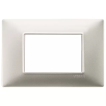 Placca 3M nichel opaco SERIE VIMAR PLANA