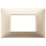 Placca 3M champagne opaco SERIE VIMAR PLANA