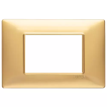 Placca 3M oro opaco SERIE VIMAR PLANA