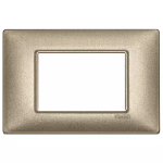 Placca 3M bronzo metallizzato SERIE VIMAR PLANA