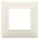 Placca 2M beige 2 MODULI TECNOPOLIMERO SERIE VIMAR PLANA