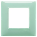 Placca 2M Reflex menta 2 MODULI TECNOPOLIMERO SERIE VIMAR PLANA