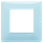 Placca 2M Reflex acqua 2 MODULI TECNOPOLIMERO SERIE VIMAR PLANA