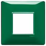 Placca 2M BS Reflex smeraldo 2 MODULI TECNOPOLIMERO SERIE VIMAR PLANA