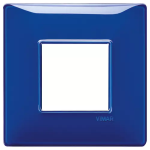 Placca 2M BS Reflex zaffiro 2 MODULI TECNOPOLIMERO SERIE VIMAR PLANA