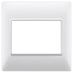Placca 3M BS bianco 3 MODULI TECNOPOLIMERO SERIE VIMAR PLANA