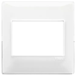 Placca 3M BS Reflex neve 3 MODULI TECNOPOLIMERO SERIE VIMAR PLANA