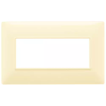 Placca 5M BS beige 5 MODULI TECNOPOLIMERO SERIE VIMAR PLANA