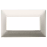 Placca 5M BS nichel opaco 5 MODULI TECNOPOLIMERO SERIE VIMAR PLANA