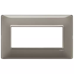 Placca 5M BS Reflex cenere 5 MODULI TECNOPOLIMERO SERIE VIMAR PLANA