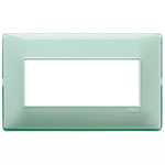 Placca 5M BS Reflex menta 5 MODULI TECNOPOLIMERO SERIE VIMAR PLANA