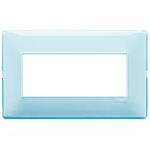 Placca 5M BS Reflex acqua 5 MODULI TECNOPOLIMERO SERIE VIMAR PLANA