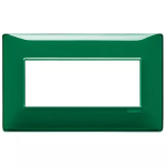 Placca 5M BS Reflex smeraldo 5 MODULI TECNOPOLIMERO SERIE VIMAR PLANA