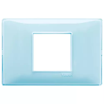 Placca 2M centrali Reflex acqua 2 MODULI TECNOPOLIMERO SERIE VIMAR PLANA