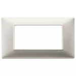 Placca 4M nichel opaco 4 MODULI TECNOPOLIMERO SERIE VIMAR PLANA