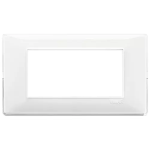 Placca 4M Reflex neve 4 MODULI TECNOPOLIMERO SERIE VIMAR PLANA