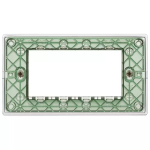 Placca 4M Reflex aria 4 MODULI TECNOPOLIMERO SERIE VIMAR PLANA