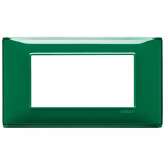 Placca 4M Reflex smeraldo 4 MODULI TECNOPOLIMERO SERIE VIMAR PLANA