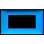 Placca 4M Reflex arancio 4 MODULI TECNOPOLIMERO SERIE VIMAR PLANA