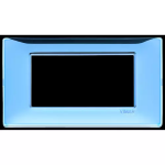 Placca 4M Reflex tabacco 4 MODULI TECNOPOLIMERO SERIE VIMAR PLANA