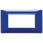 Placca 4M Reflex zaffiro 4 MODULI TECNOPOLIMERO SERIE VIMAR PLANA