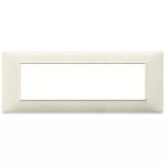 Placca 7M beige 7 MODULI TECNOPOLIMERO SERIE VIMAR PLANA
