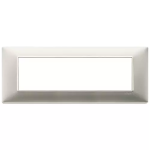 Placca 7M champagne opaco 7 MODULI TECNOPOLIMERO SERIE VIMAR PLANA