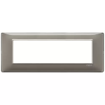 Placca 7M Reflex cenere 7 MODULI TECNOPOLIMERO SERIE VIMAR PLANA
