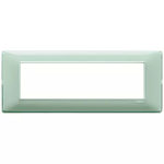 Placca 7M Reflex menta 7 MODULI TECNOPOLIMERO SERIE VIMAR PLANA