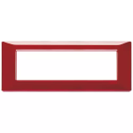 Placca 7M Reflex rubino 7 MODULI TECNOPOLIMERO SERIE VIMAR PLANA
