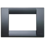 Placca Classica 3M grigio grafite TECNOPOLIMERO SERIE VIMAR IDEA