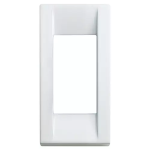 Placca Classica 1M pannelli bianco METALLO PRESSOFUSO SERIE VIMAR IDEA