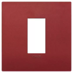 Placca Classic 1M rosso matt TECNOPOLIMERO SERIE VIMAR ARKÈ