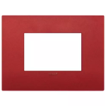 Placca Classic 3M rosso matt TECNOPOLIMERO SERIE VIMAR ARKÈ