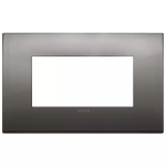 Placca Classic 4M cromo nero METALLO SERIE VIMAR ARKÈ