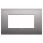 Placca Classic 4M nichel nero METALLO SERIE VIMAR ARKÈ