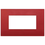 Placca Classic 4M rosso matt TECNOPOLIMERO SERIE VIMAR ARKÈ