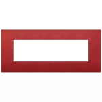 Placca Classic 7M rosso matt TECNOPOLIMERO SERIE VIMAR ARKÈ
