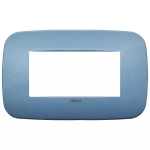 Placca Round 4M blu TECNOPOLIMERO SERIE VIMAR ARKÈ ROUND