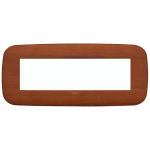 Placca Round 7M ciliegio LEGNO SERIE VIMAR ARKÈ ROUND