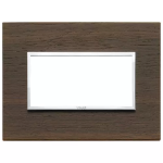 Placca 4M wengé LEGNO SERIE VIMAR EIKON EVO
