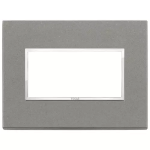 Placca 4M quarzite grigia PIETRA SERIE VIMAR EIKON EVO