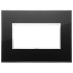 Placca 4M nero diamante CRISTALLO SERIE VIMAR EIKON EVO