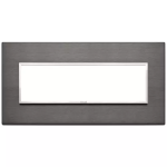 Placca 7M grigio lava ALLUMINIO SERIE VIMAR EIKON EVO