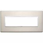 Placca 7M bronzo chiaro ALLUMINIO SERIE VIMAR EIKON EVO