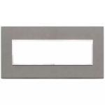 Placca 7M quarzite grigia PIETRA SERIE VIMAR EIKON EVO