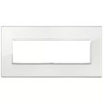 Placca 7M bianco diamante CRISTALLO SERIE VIMAR EIKON EVO