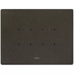 Placca 4M tabacco IN PELLE SERIE VIMAR EIKON TACTIL TOUCH