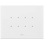 Placca 4M glacier ice SERIE VIMAR EIKON TACTIL TOUCH